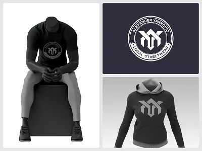 AY Monogram Logo branding clothing clothing brand fashion brand graphic design logo logo branding logo business logo design logo inspiration logo personal personal logo streetwear vector