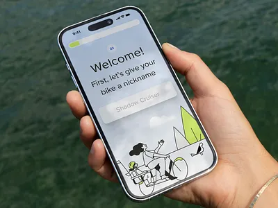 Ebike Insurance App - Onboarding Flow app onboarding saas