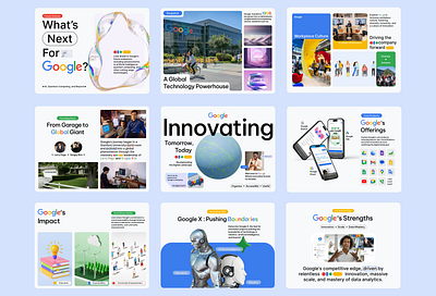 Google Presentation Design graphic design pitch deck design presentation design slide deck design