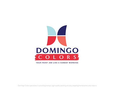 Domingo Colors Logo Design branding design graphic design logo logo design logos real estate logo