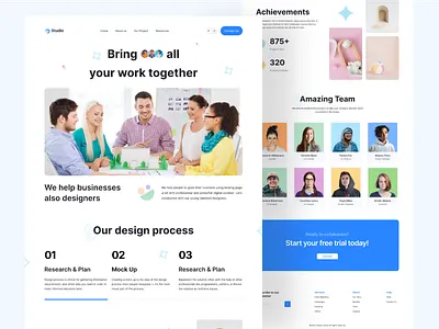 Digital Agency landing page design agency landing page agency website branding cash study design designer digital agency figma design graphic design hero section illustration landing page logo ui ui designer ui ux ux designer web ui website website designer
