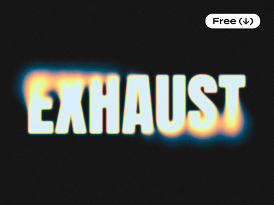 Exhaust Blur Text Effect abstract blur blurred blurry download effect fade fading free freebie ghost grunge mysterious noise phantom pixelbuddha psd sides template text