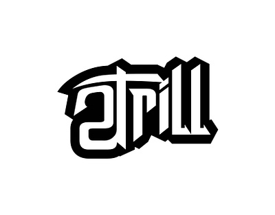2Trill logo design graphic design illustration logo streetwear streetwear logo vector y2k