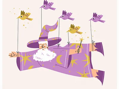 *** flying magic wizard