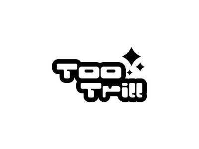 TooTrill logo design design graphic design illustration logo logo design ideas streetwear streetwear logo vector y2k y2k logo