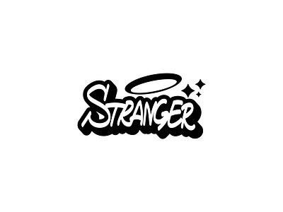 Stranger logo design graphic design illustration logo logo design ideas streetwear streetwear logo vector y2k y2k style
