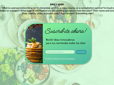 Daily #026 - Subscribe 026 challenge daily026 daily26 dailyui design figma illustration ui ui026 uidesigner ux