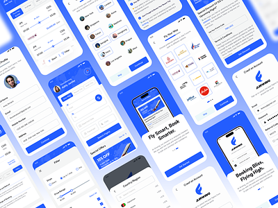 Airwing - Flight Booking App air ticket airplane tickets app design boarding book ticke booking booking app design flight flight booking flights app motion graphics online booking ticket ap ticket application tickets app trip ui ui design uidesign
