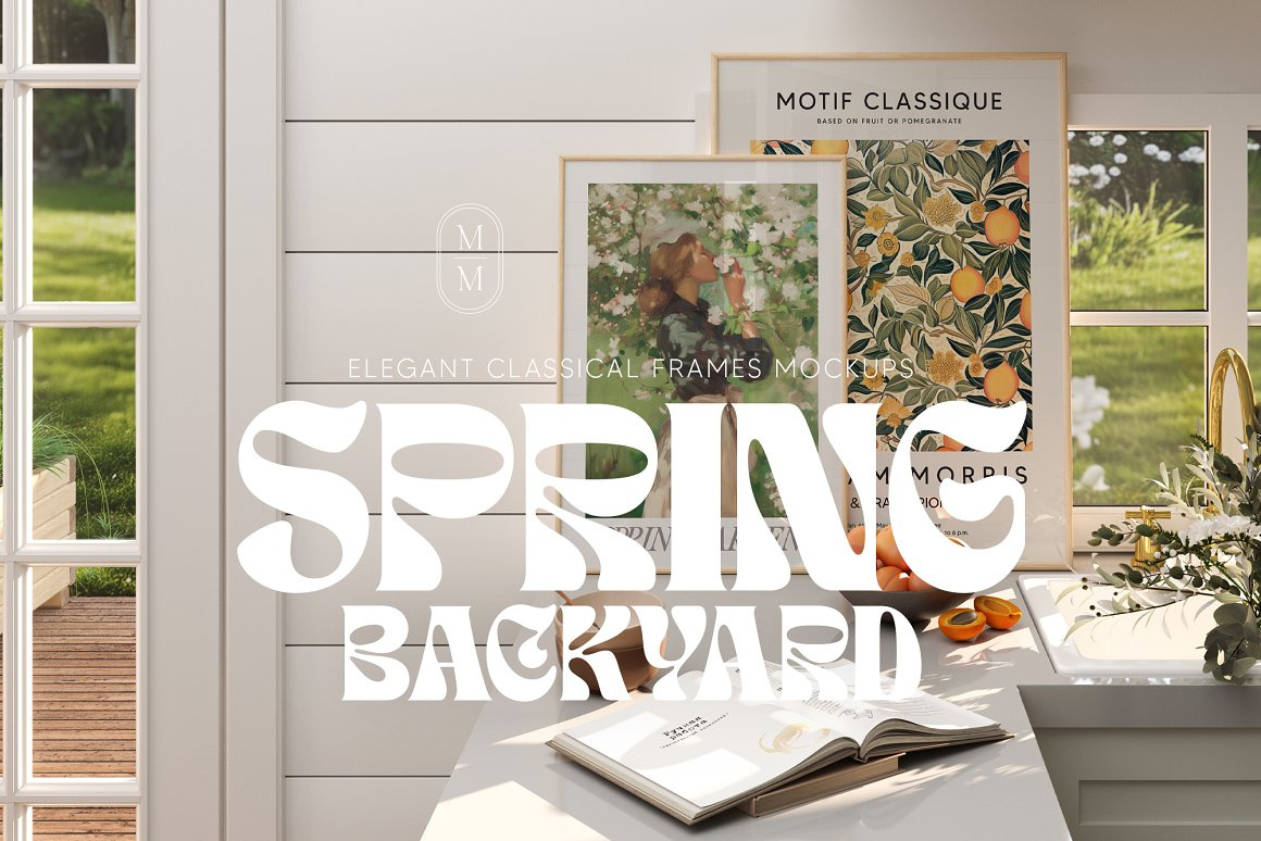 SPRING BACKYARD Frames Mockups display mockup frame mockup framed art mockup interior frame mockup interior mockup interior room mockup interior scene mockup mock up mockup poster mockup scandinavian mockup smart object wall frame mockup