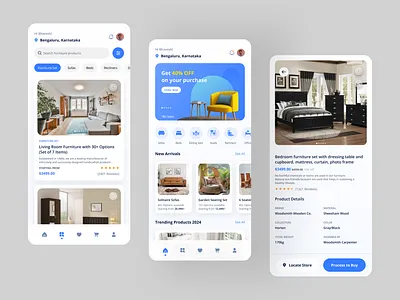 Comfurniture Mobile App Design appdesign casestudy furnitureapp furnitureappdesign furnitureselling mobileapp ui uixu userresearch ux webdesign website