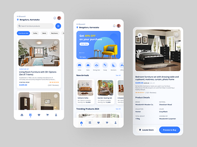 Comfurniture Mobile App Design appdesign casestudy furnitureapp furnitureappdesign furnitureselling mobileapp ui uixu userresearch ux webdesign website