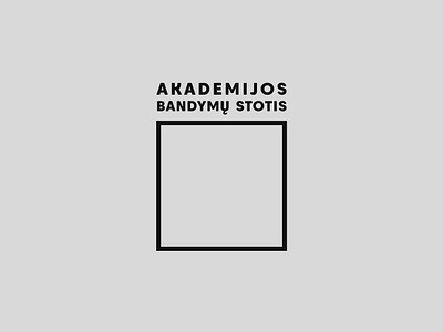 STATION OF EXPERIMENTATION academy agro akademija art branding building business conceptual culture dynamic experiment experimental field flat identity logo minimal science station