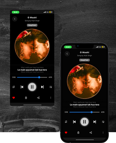 Daily Ui Design: #009 Prompt: Music Player daily design ui