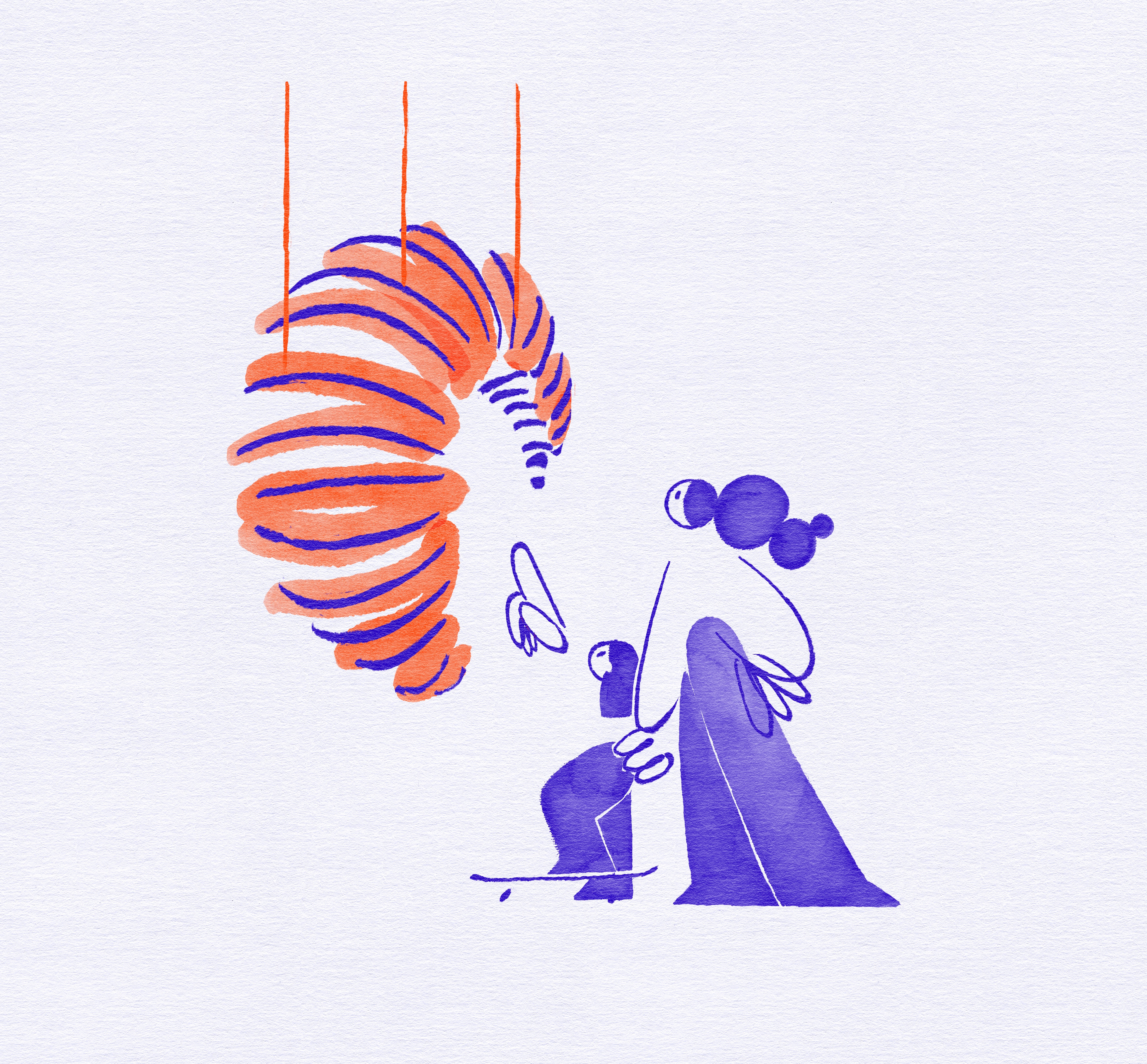 The Shrimp character design drawing hand drawn illustration ink shrimp watercolor watercolor illustration