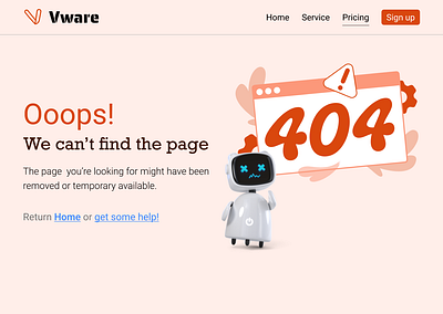 Error 404 Design ui