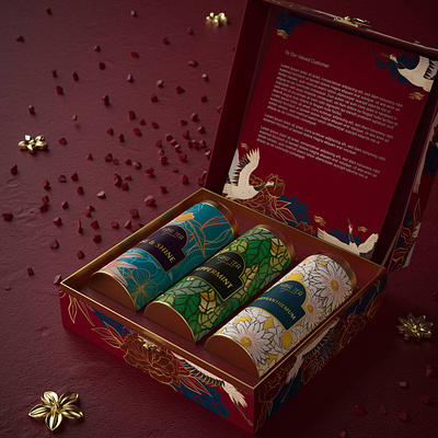 Kayatea Hampers | Chinese New Year Season chinese new year elegant hampers box hampers luxury packaging packaging packaging design