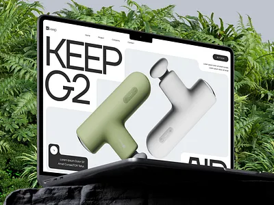 Relaxation Product Website UI graphic design logo ui