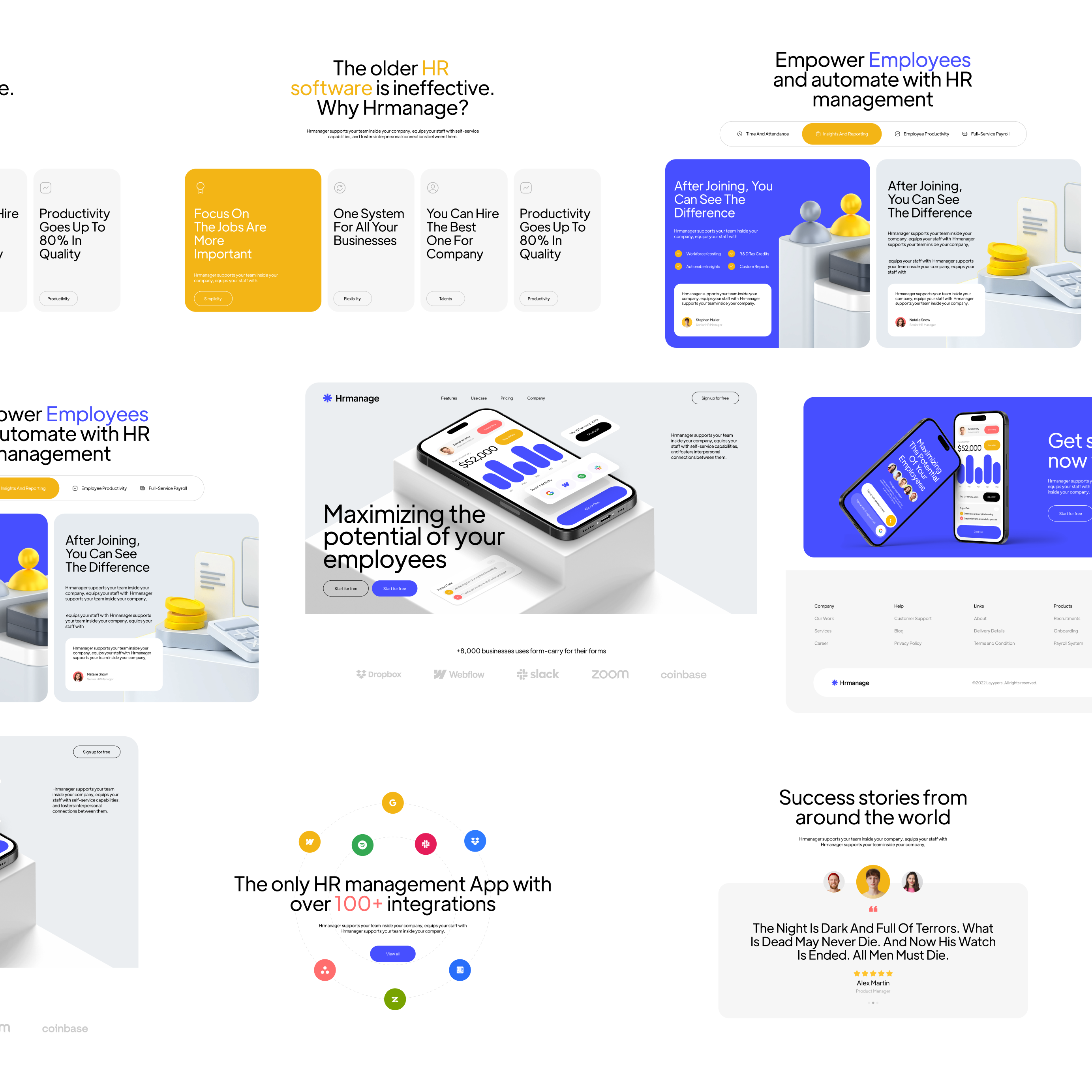 HR Management Software Design by Nexique on Dribbble