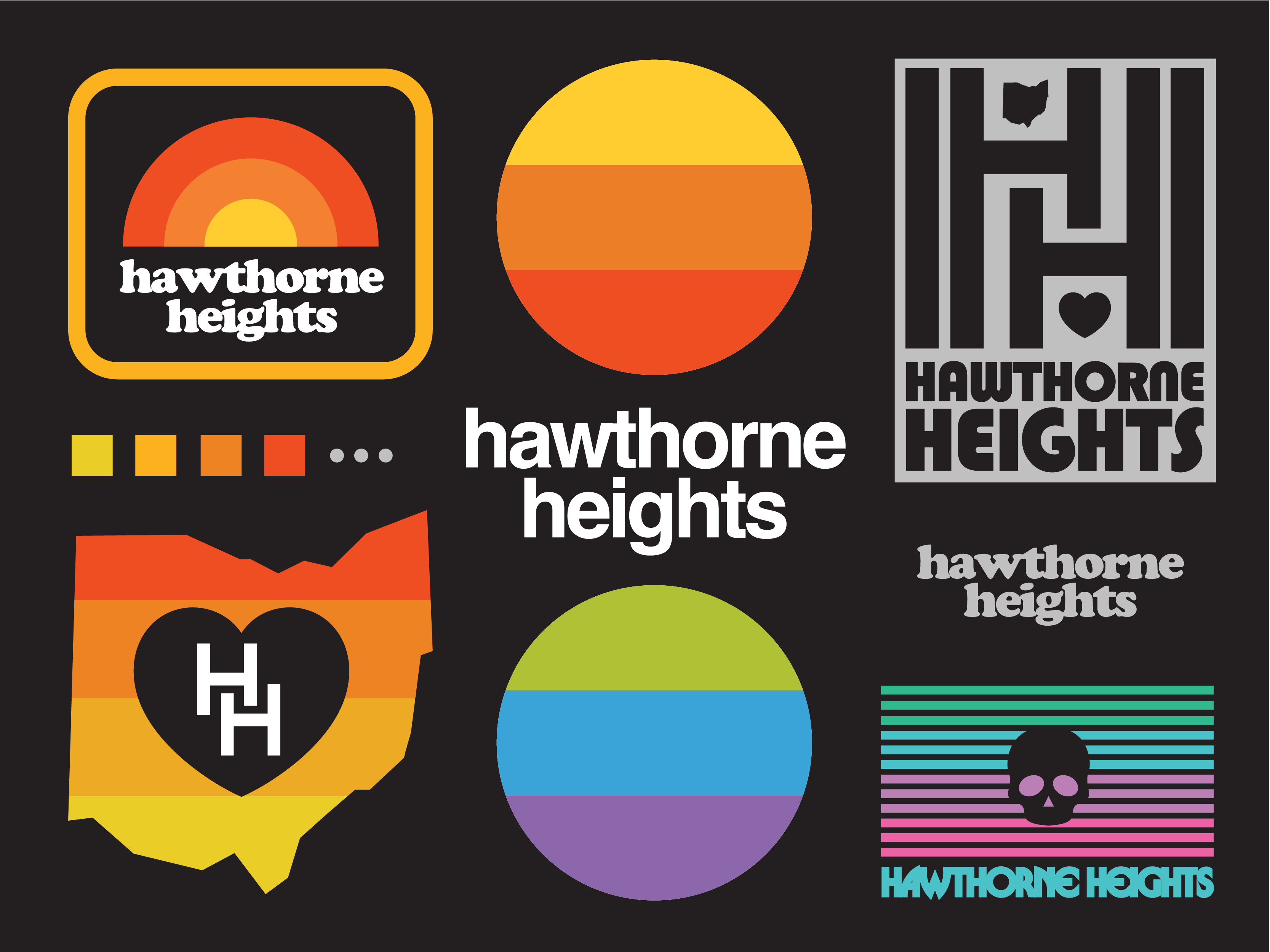 Example of Hawthorne Heights Merch Designs