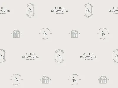 Interior Designer Logo and Brand Identity ab brand identity branding design door graphic design icon interior design interior designer logo monogram pattern vector wordmark