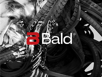 UI Of Website For Durable And Reliable Tires Called Bald graphic design logo ui