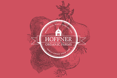 Hoffner Organic Farms branding design graphic design logo