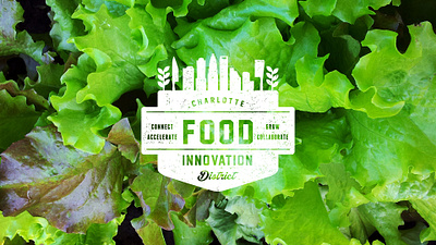 CLT Food Innovation District branding design graphic design logo
