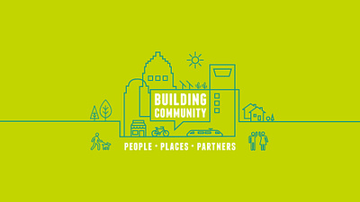 Building Community branding design graphic design logo