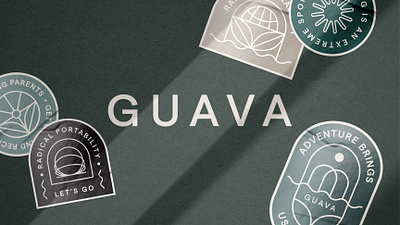 Guava badge branding design graphic design iconography illustration logo sticker typography