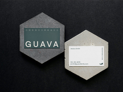 Guava / Business Cards branding business card design graphic design iconography logo mockup stationery typography