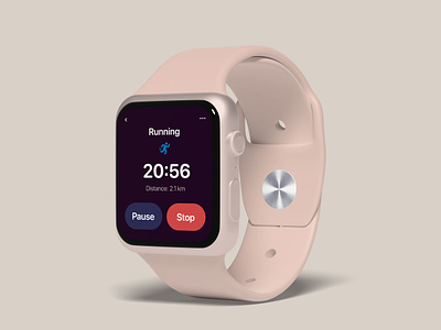 Fitness App UI Concept For Apple Watch apple apple watch applewatch appwatch digital watch smartwatch ui ui design user interface watch watch app watch design watchui