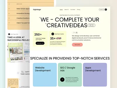 Digital Agency Landing Page agency digital agency landing page digital agency ui design digital agency website digital agency website design digital agency website ui design digital marketing landing page digital marketing website design landing page ui design landing page ui desing marketing marketing agency marketing agency landing page marketing website ui ui ux