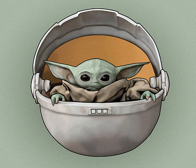 Baby Yoda design geek graphic graphicdesign graphics illustration mandalorian mandalorion nerd star wars starwars