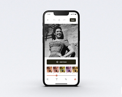 COLORY - Photo Editor App ai ai app ai photo app design application case study clear app design clear design figma interface design ios minimalist mobile design photo app photo editor product design simple design ui design uiux white design