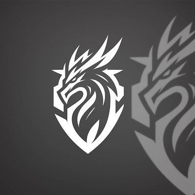 Dragon Logo branding design dragon logo dragon logo design game logo gaming logo graphic design logo logo design professional logo