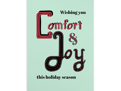 2023 Holiday card graphic design greetingcards handlettering