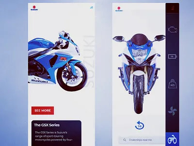 suzuki figma mobile design ui ux web design