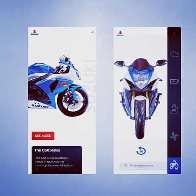 suzuki figma mobile design ui ux web design