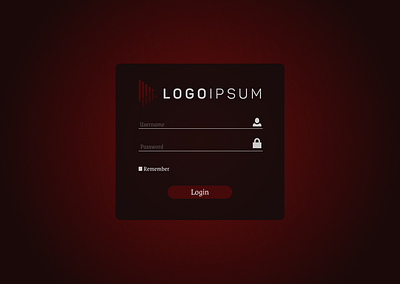 Login/Sign Up Page app branding design desktop login logo maroon minimal red sign up typography ui ux web