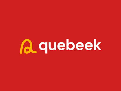 Quebeek brand branding concept design graphic design identity logo logomark