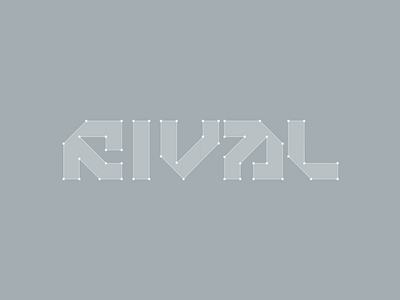 RIVAL brand and identity branding design icon illustration logo vector
