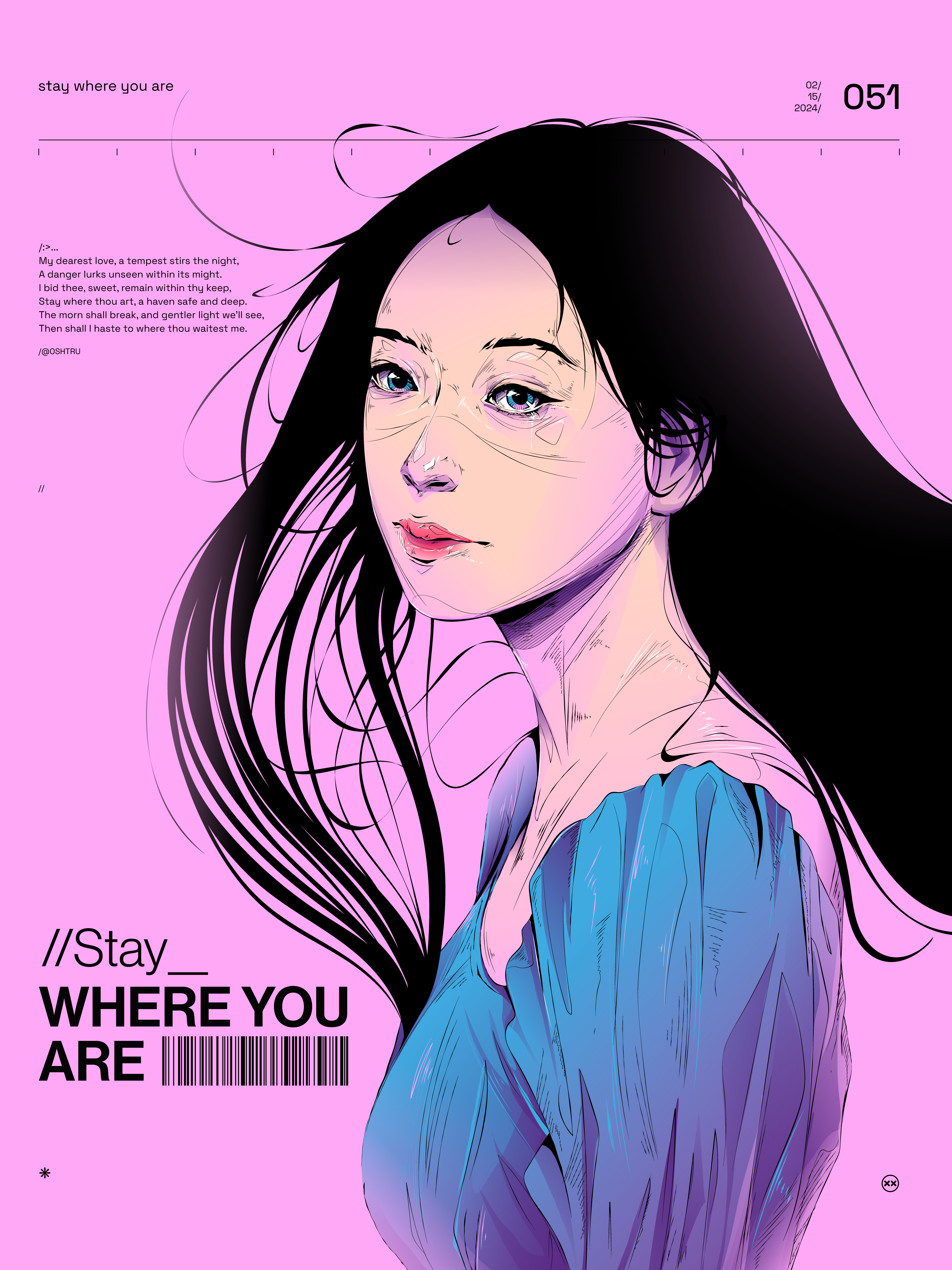 Stay Where You Are anime faces