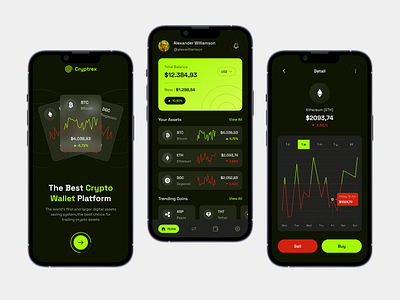 Cryptocurrency Mobile App crypto crypto mobile app crypto trading cryptocurrency cryptocurrency mobile app finance finance app finance mobile app ui