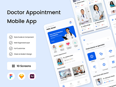 Health - Doctor Appointment Mobile App mobile