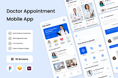 Health - Doctor Appointment Mobile App mobile