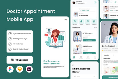 HealthCare - Doctor Appointment Mobile App mobile