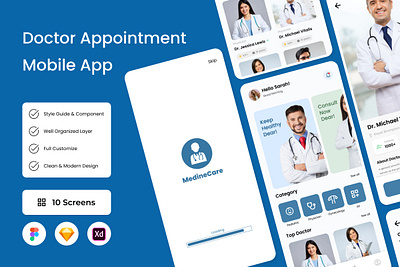 MedineCare - Doctor Appointment Mobile App mobile