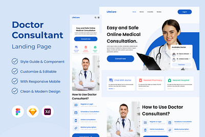 LifeCare - Doctor Consultant Landing Page V2 healthcare