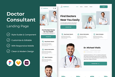 HealthCare - Doctor Consultant Landing Page V2 healthcare