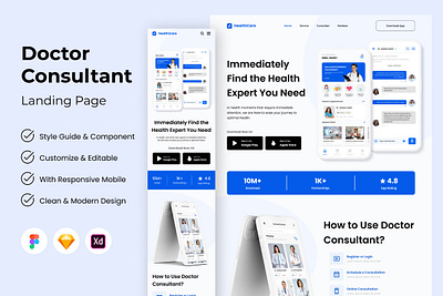 Care - Doctor Consultant Landing Page V1 healthcare